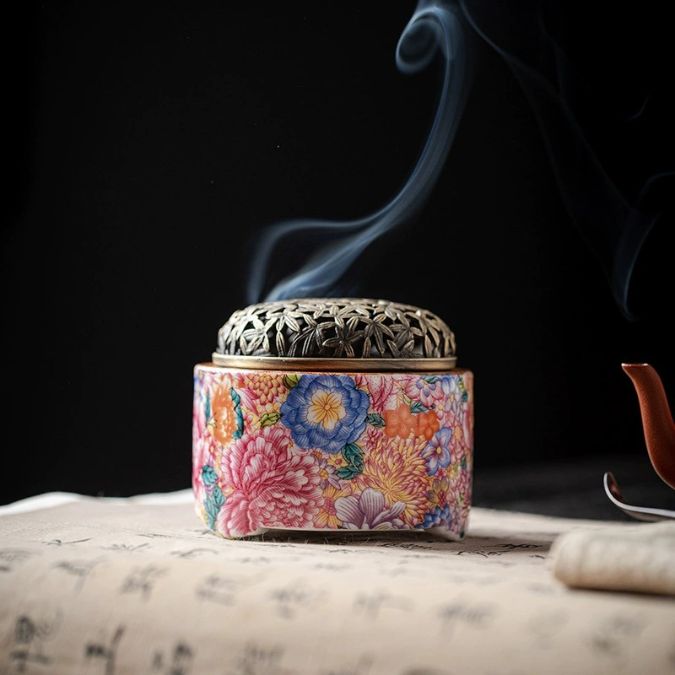 繁花似錦香爐